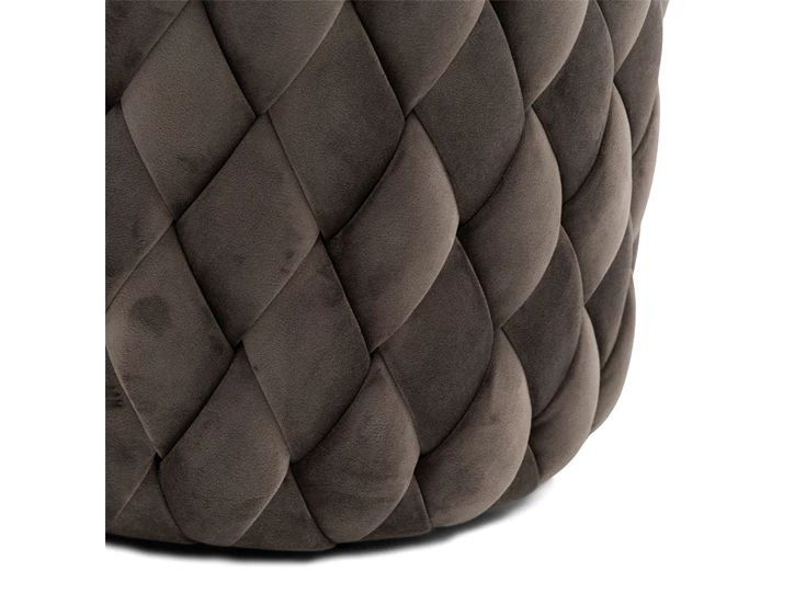 6777002 Athens Stool Velvet Anthracite detail onder