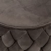 6777002 Athens Stool Velvet Anthracite detail boven
