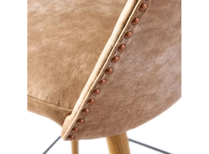 Riviera Maison Vegas Barstoel pellini camel detail