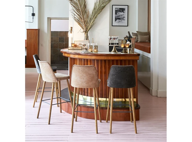 Riviera Maison Vegas Barstoel pellini camel Sfeer