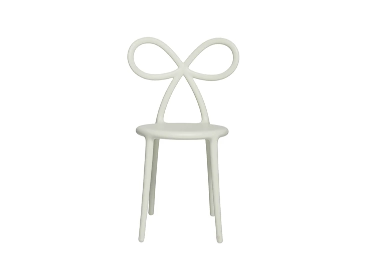 Front Stoel Ribbon White 80001WH-O Qeeboo