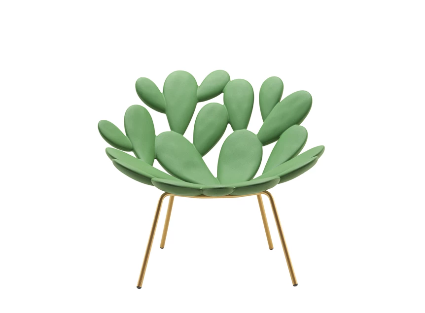 Front Bijzetzetel Filicudi Balsam Green Brass Qeeboo