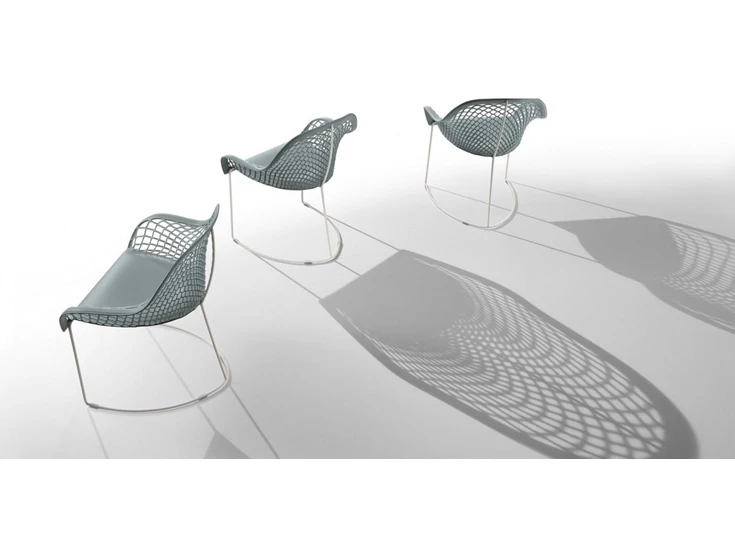 Achterkant Armstoel Guapa P M CU leder MIDJ