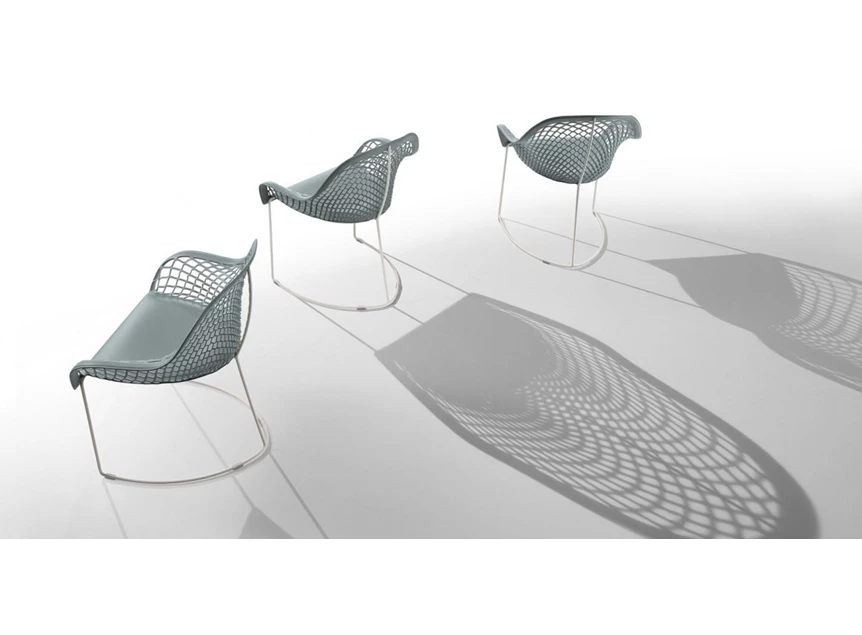 Achterkant Armstoel Guapa P M CU leder MIDJ