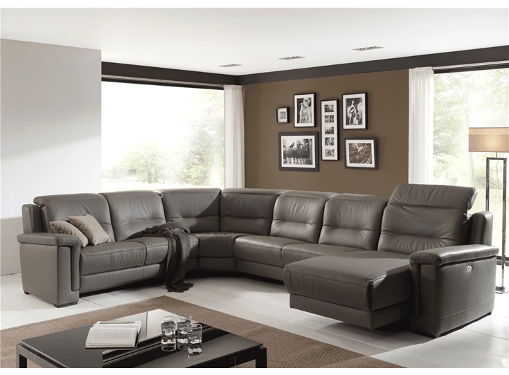 Hoeksalon Xilo mecam bruin leder