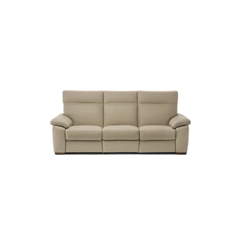 Zetel C007 Empatia Natuzzi Editions canapé 3zit leder vooraanzicht