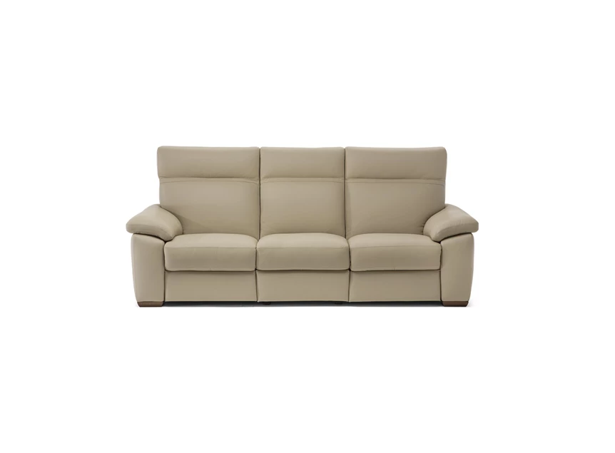 Zetel C007 Empatia Natuzzi Editions canapƩ 3zit leder vooraanzicht
