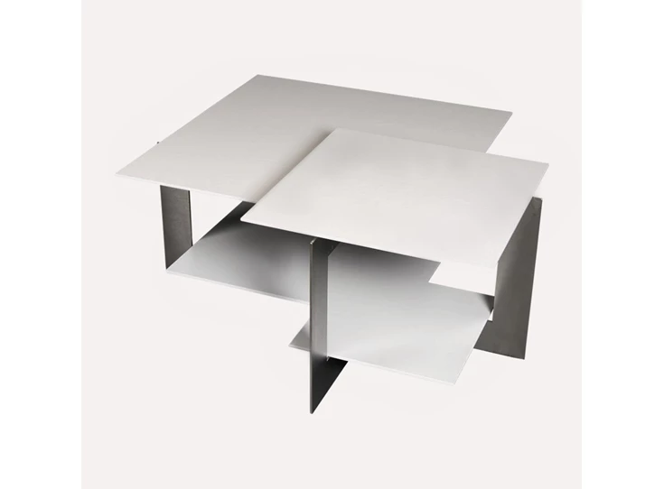 Salontafel TRIO keramiek wit Karat Tables to Love