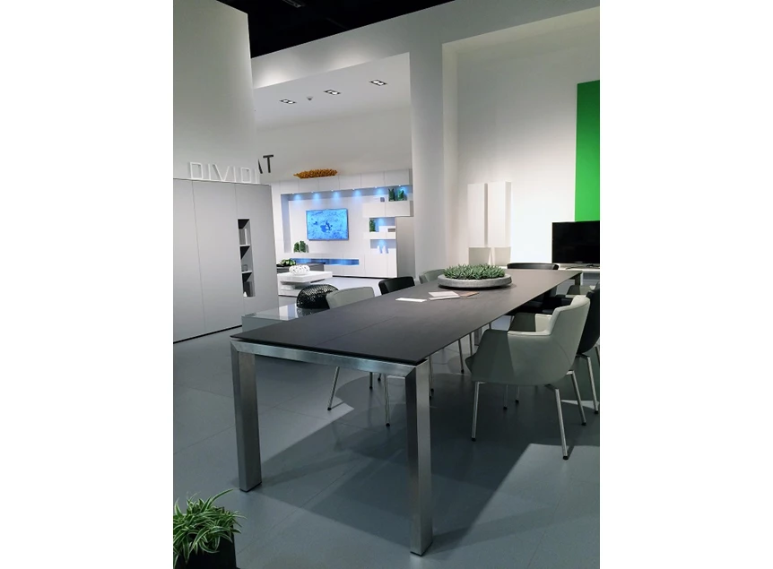 Front Verlengbare tafel TZV donker blad Karat Tables to Love