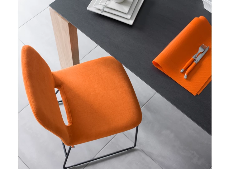 Stoel Pamp H47 metaal/uni - C1010