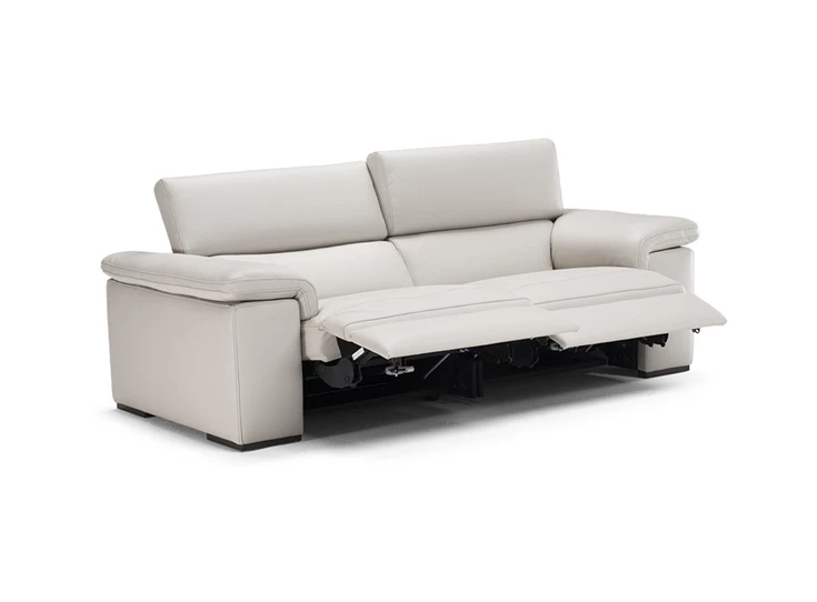 Canapé Solare B817 zetel natuzzi editions leder schuin vooraanzicht relaxen hoofdsteunen