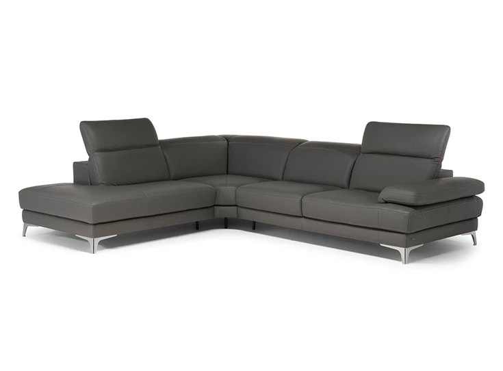 Hoekzetel Speranza C054 Natuzzi Editions met twee hoofdsteunen omhoog