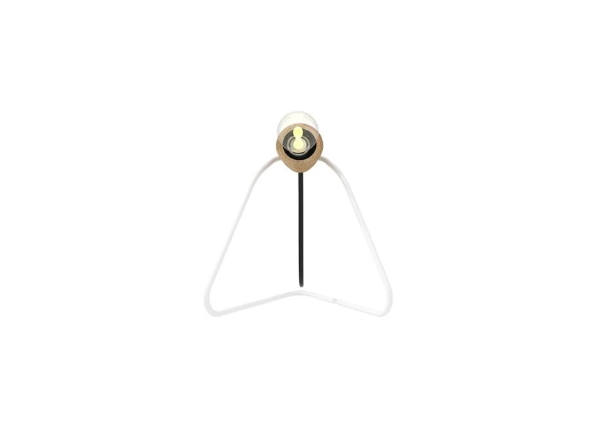 Oak Wattman Lamp White Ethnicraft - Toonzaalmodel voor