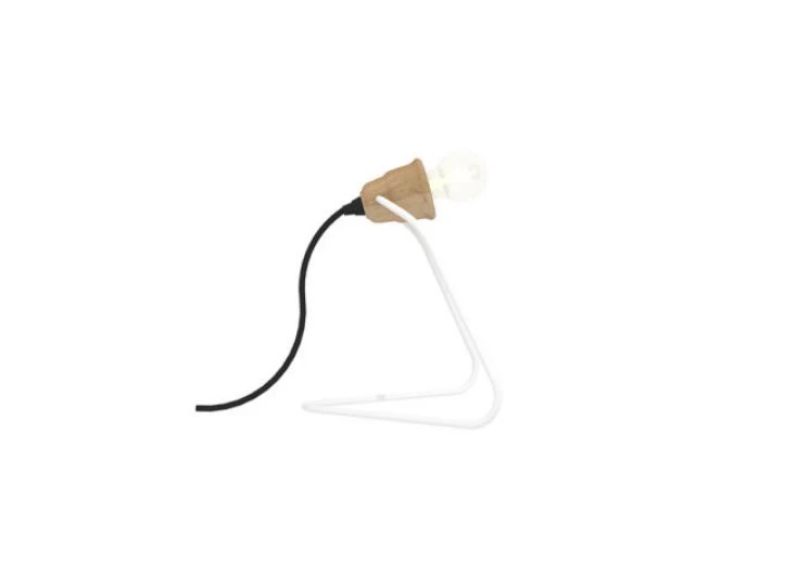 Oak Wattman Lamp White Ethnicraft - Toonzaalmodel zij