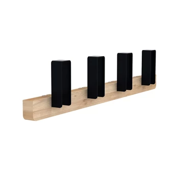 Ethnicraft oak merlin coat rack L black