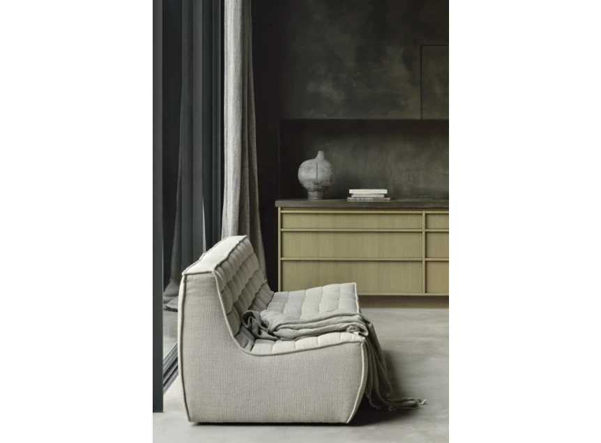 Zetel 3-zit Ethnicraft N701 Beige Sfeer