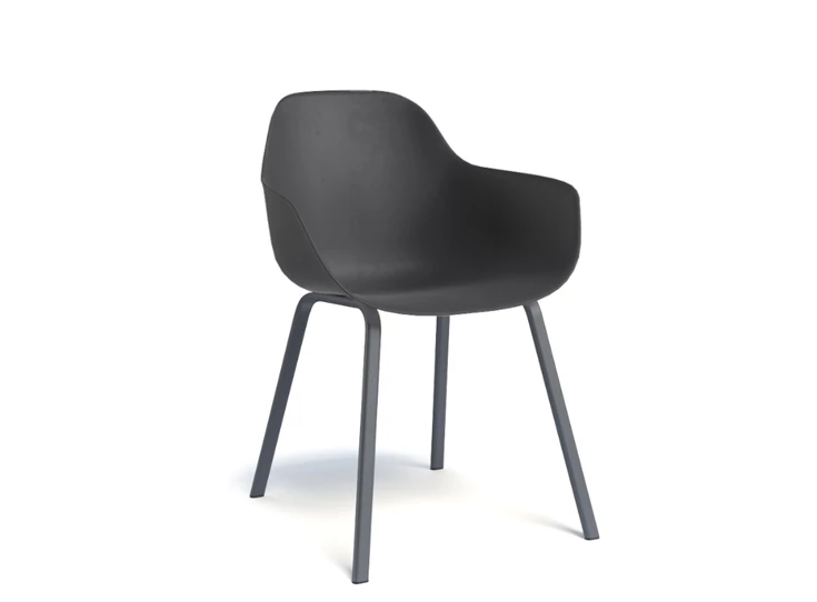 Stoel Horta Perfecta PP kleuren Epoxy HT46 cm Black Front