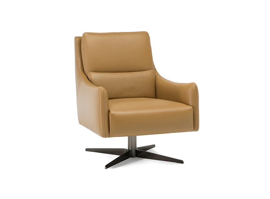 Bijzetzetel Gloria C065 op draaivoet Natuzzi Editions