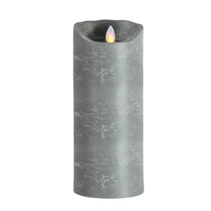36552 Sompex Led kaars 8x23cm Grijs