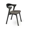 Oak bok Dining Chair Grey schuin.jpg