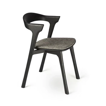 Oak bok Dining Chair Grey schuin.jpg