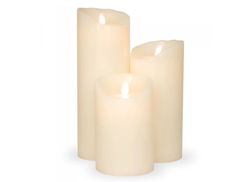 35132 Sompex LED Kaars 8x23cm Ivoor Collectie