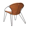 Achterkant Low Chair Wire leder cognac Joli