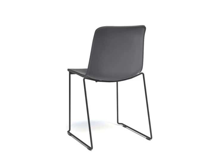 Stoel Zenith met sleepoten Perfecta Categorie 1 Epoxy HT45cm Back