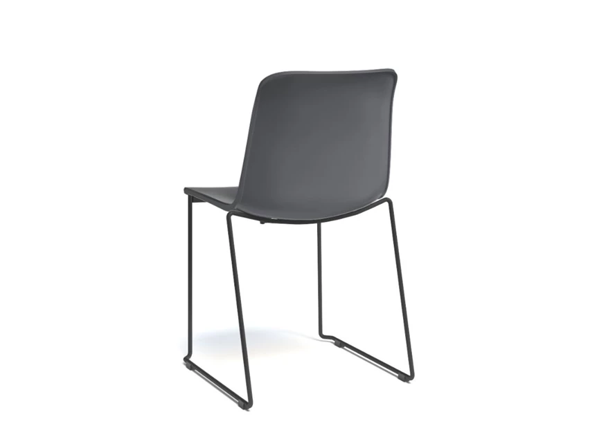 Stoel Zenith met sleepoten Perfecta Categorie 1 Epoxy HT45cm Back