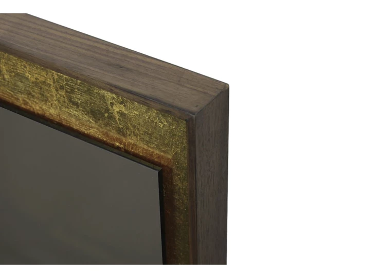 Gold Leaf Wall Mirror Ethnicraft - Toonzaalmodel detail hoek