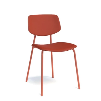 Stoel Lago-CH zonder armen Perfecta Categorie 1 Epoxy HT46 RED Front