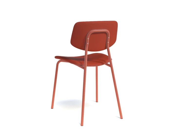 Stoel Lago-CH zonder armen Perfecta Categorie 1 Epoxy HT46 RED Back