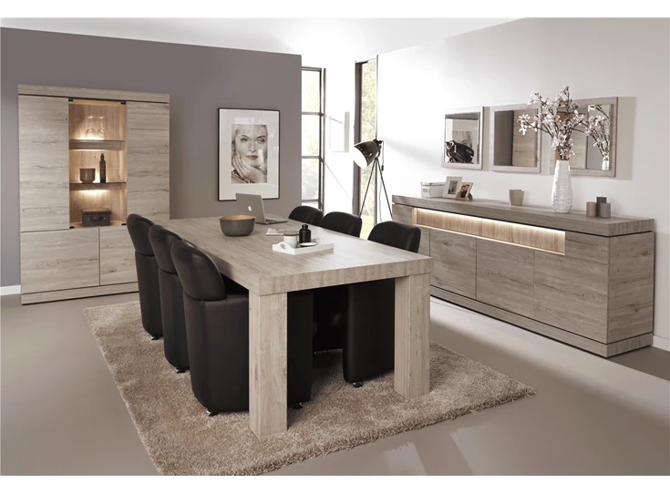 ETNA EETKAMER EVAN LANDELIJK KLASSIEK MODERN EIGENTIJDS HOUT ROBUUST EENVOUDIG MEUBELEN JONCKHEERE