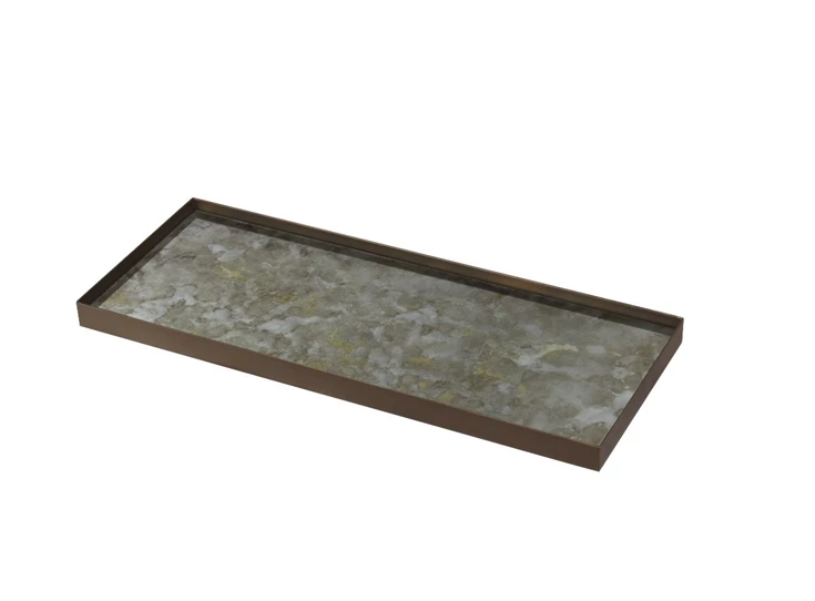 20385 Ethnicraft Fossil Organic Valet Tray 46x18x3cm Schuin