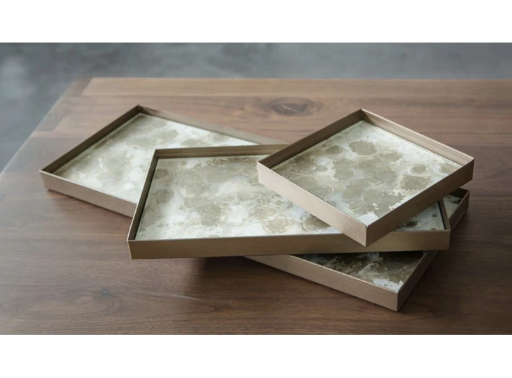 20385 Ethnicraft Fossil Organic Valet Tray 46x18x3cm Stapel