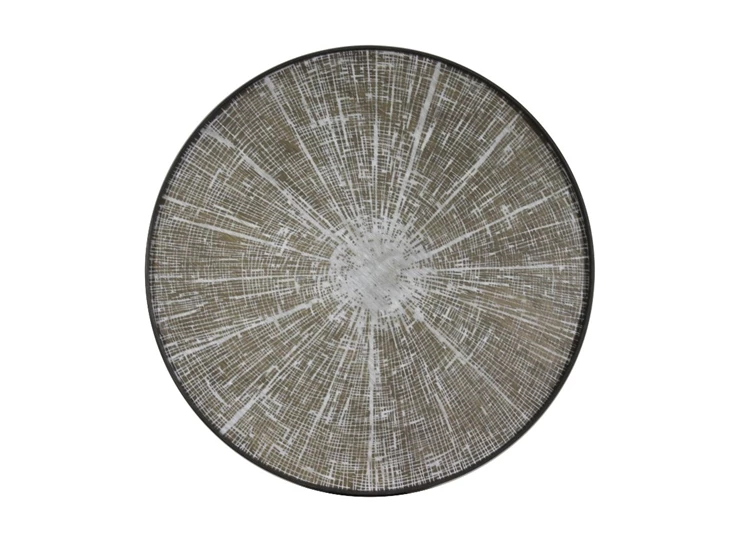 20378 Ethnicraft White Slice Tray XL Ø92cm Bovenkant