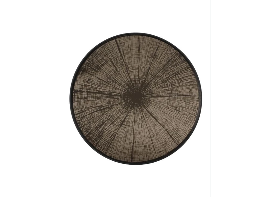 20407 Ethnicraft Bronze Slice Tray L Ø61cm Bovenkant