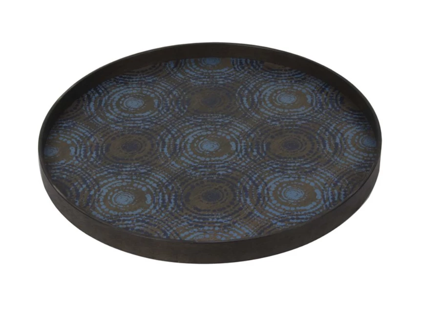 20374 Ethnicraft Seaside Beads Tray L Ø61cm Schuin