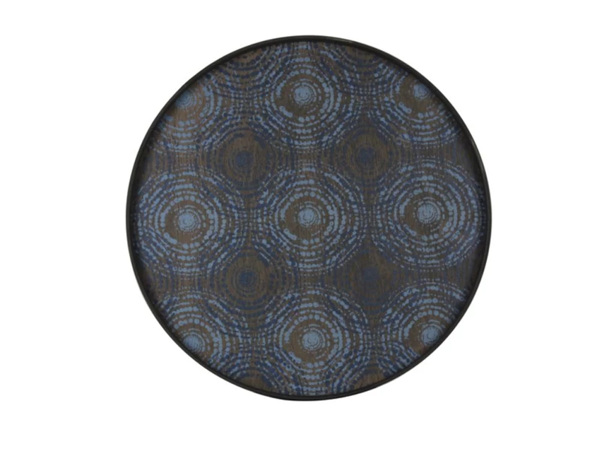 20374 Ethnicraft Seaside Beads Tray L Ø61cm Bovenkant