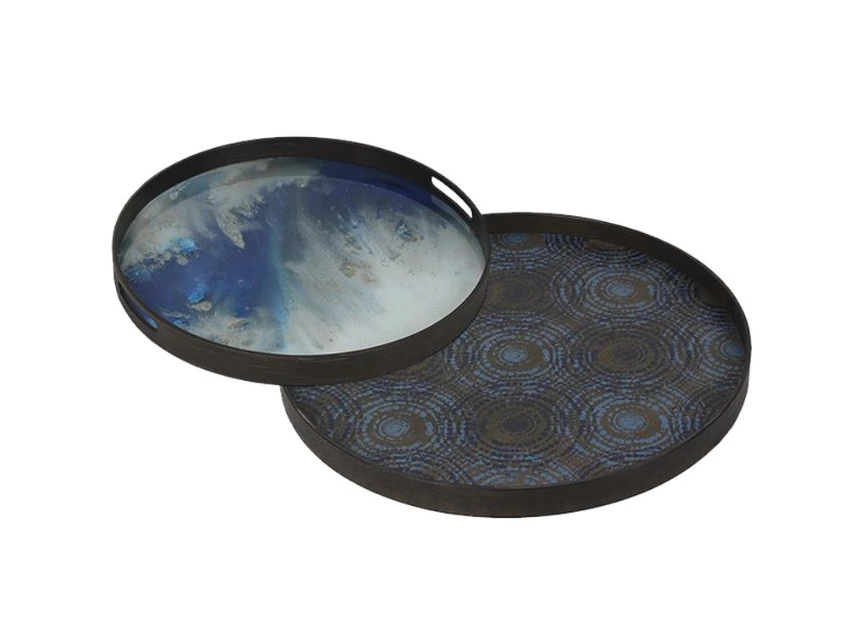 20374 Ethnicraft Seaside Beads Tray L Ø61cm Duo 20371