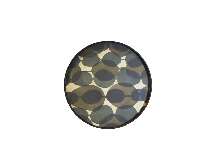 20438 Ethnicraft Connected Dots Tray S Ø48cm Bovenkant