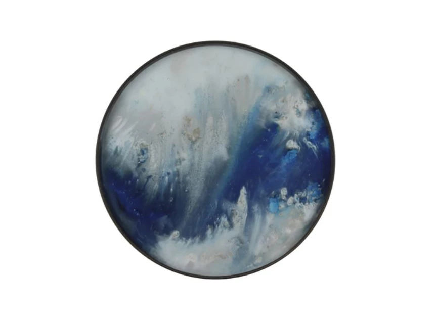 20374 Ethnicraft Blue Mist Organic Tray S Ø48cm Bovenkant