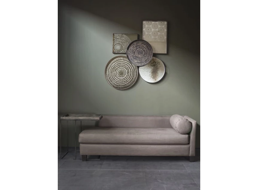 20301 Ethnicraft Clear Mirror Tray S Ø48cm Schuin Muurdecoratie